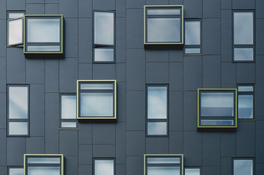 building, exterior, windows