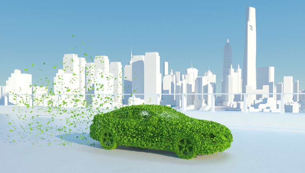 leaves, car, sustainable car