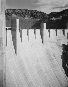 hoover dam, black and white, 1930s-81476.jpg