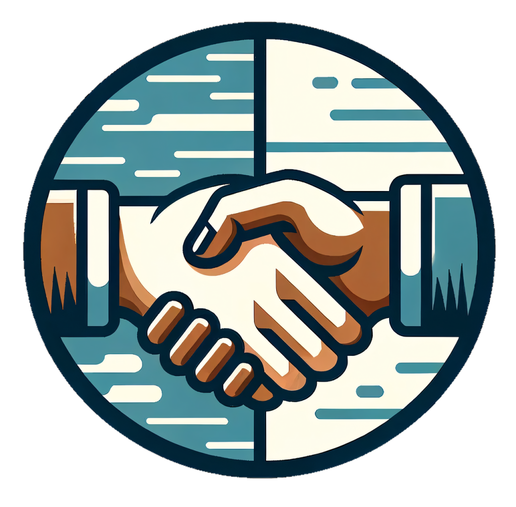 ai generated, handshake, agreement, partnership, collaboration, circle, unity, trust, diverse, business, symbol, cutout-8359238.jpg