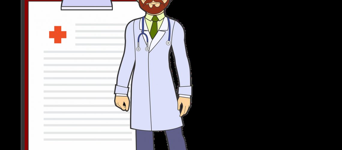 doctor, man, illustration