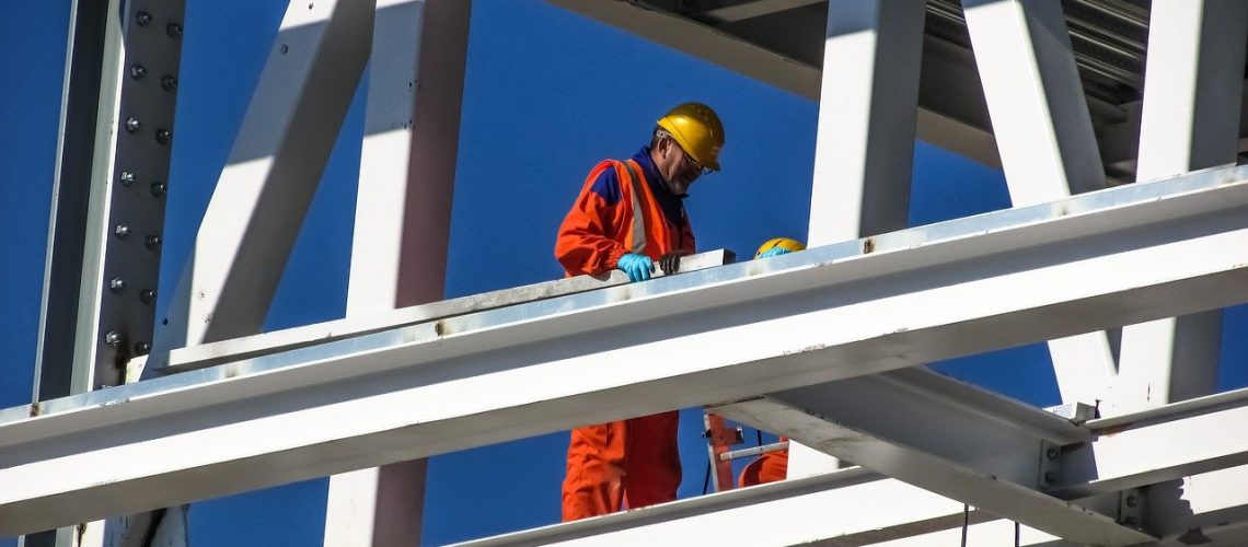 worker, construction site, helmet